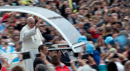 PREPARATIVOS. El papa Francisco durante su tradicional audiencia de los mircoles.