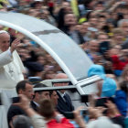 PREPARATIVOS. El papa Francisco durante su tradicional audiencia de los mircoles.