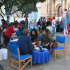 DIFUSIN. La actividad en la plaza Cochabamba.