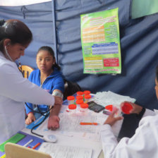 ATENCIN. Centenares de personas acuden a la Campaa de Prevencin de Enfermedades Renales.