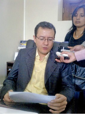 AUDITORAS. El contralor departamental Amilcar Ayala.