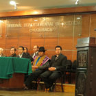 ACTO. Autoridades judiciales rindieron homenaje a la primera Corte de Justicia de Bolivia.