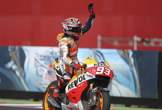 Marc Mrquez domin en el Gran Premio de Argentina de MotoGP.