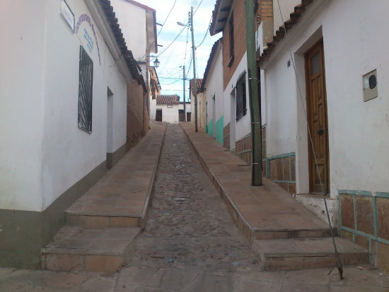 PATRIMONIO: Calle en la zona de El Guereo.