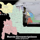 PROPUESTA. As quedara la nueva delimitacin de circunscripciones en Chuquisaca.