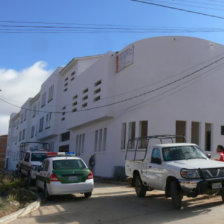 VISITA. Las edificaciones policiales estn en etapa final para comenzar a funcionar.