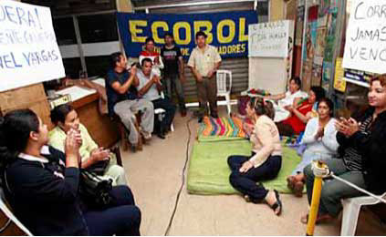 ECOBOL. Protestas pasadas del personal.