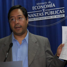 ECONOMA. Ministro Luis Arce.