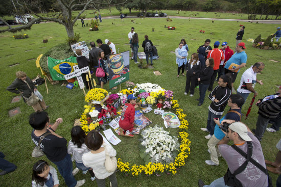 Conmemoran los 20 aos de la muerte de Ayrton Senna.