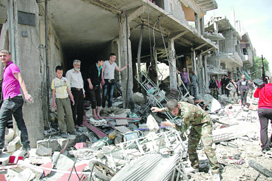 VCTIMAS. La poblacin civil es la principal afectada por la ola de violencia en Siria.