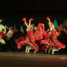 EXPRESIN. Anoche fue el turno para presentar la diversidad de danzas folclricas del pas.