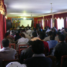 ASAMBLEA. Los maestros urbanos de Chuquisaca se reunieron para hablar de varios temas.