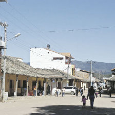 DECISIÓN. Una vista de la población chaqueña de Muyupampa, en la provincia Luis Calvo.