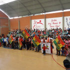 El acto inaugural del campeonato femenino, en el coliseo San José.