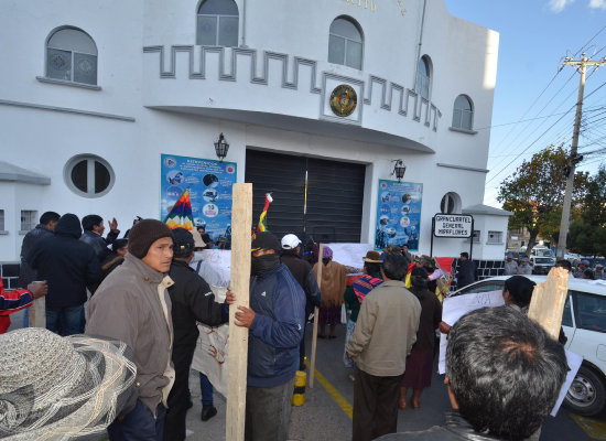 CONFLICTO. Los militares movilizados mantuvieron en vilo a las Fuerzas Armadas.