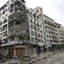 DESASTRE. Homs en ruinas.