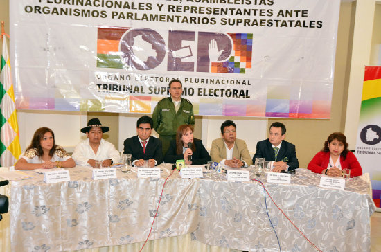 TRIBUNAL. Los vocales del Tribunal Supremo Electoral (TSE) no coinciden en la forma en la que debe delimitarse el nuevo mapa electoral.