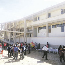 EDUCACIN. La infraestructura del Centro de Educacin Alternativa Martha Mendoza est ubicado en el barrio Estados Unidos.