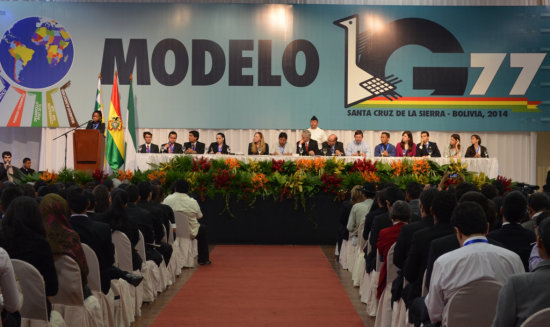 EVENTO. La anterior semana concluy la Cumbre Juvenil Modelo del G77+China.