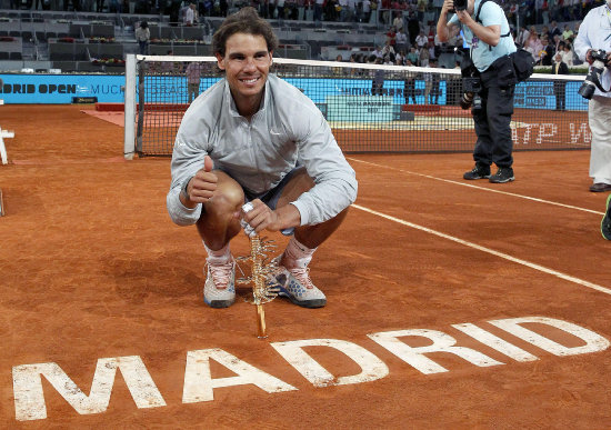 El espaol Rafael Nadal se consagr en el Master de Espaa.