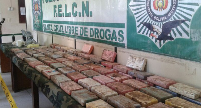 DROGA. El personal de narcticos decomis cocana y marihuana en operativos.