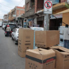 COMERCIANTES. Hacen uso de las calles.