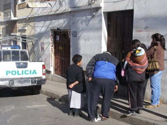 ASESINATO. El hecho ocurri el 15 de julio de 2013, en la calle Aniceto Arce.