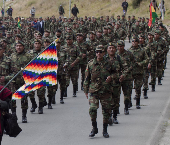 PROTESTAS. La detencin del lder de los militares produce estado de emergencia.