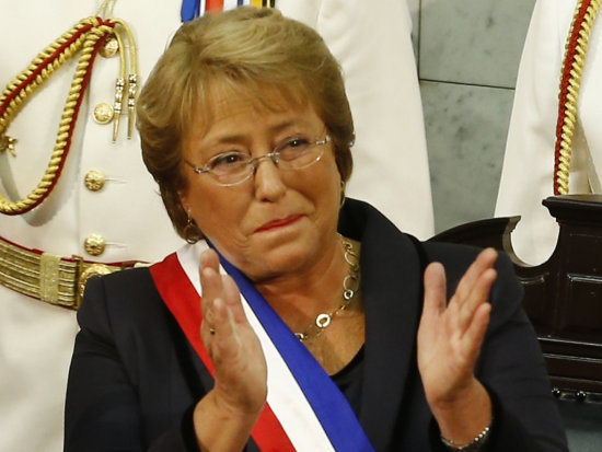 PRESIDENTA. Michelle Bachelet.