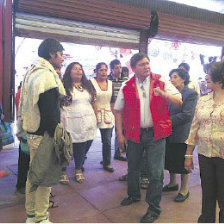 CELEBRACIN. El alcalde de Sucre, Moiss Torres, particip de la inauguracin.