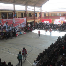 ACTO. La entrega de ayer.