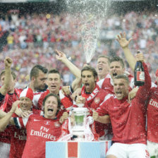 La celebracin del Arsenal, luego de conquistar la FA Cup de Inglaterra.