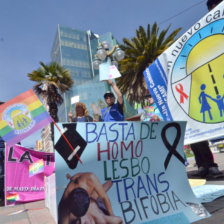 HOMOFOBIA. En La Paz como en el resto del mundo los colectivos LGTBI protagonizaron marchas exigiendo respeto a sus derechos.