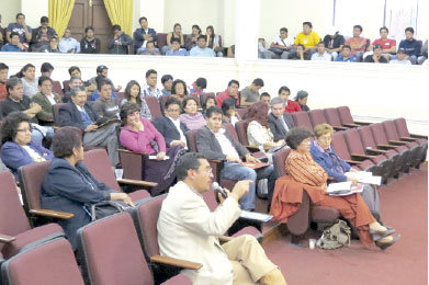 ENCUENTRO. La ltima sesin del Consejo Universitario se realiz el viernes 2 de mayo.