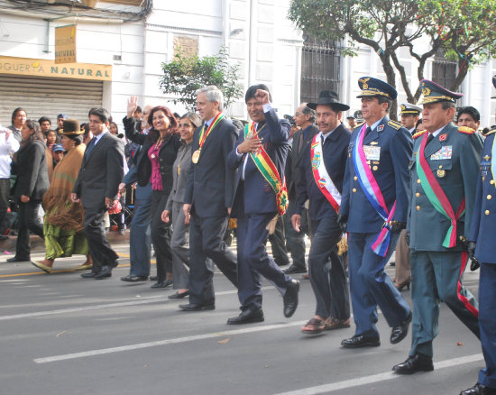 ANIVERSARIO. El presidente Evo Morales participar de los festejos del 25 de Mayo.