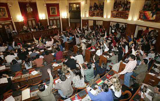 Debate. Una sesin del pleno de la Cmara de Diputados.