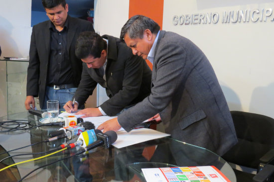 PROYECTO. Firma del contrato.