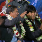 ENCUENTRO. El Alcalde y el Presidente inauguraron la unidad educativa Gran Mariscal de Ayacucho.