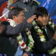 ENCUENTRO. El Alcalde y el Presidente inauguraron la unidad educativa Gran Mariscal de Ayacucho.