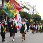 CELEBRACIN. Los estudiantes de colegios demostraron su civismo en el desfile.