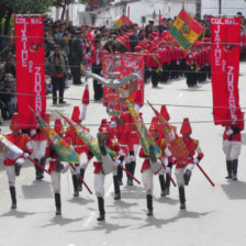 IMPECABLE. La participacin del colegio Jaime de Zudez.