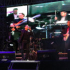 MSICOS. El concierto del grupo Bryndis de Mxico, anoche en el estadio Patria.