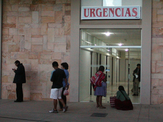 ACCIDENTE. Urgencias del hospital Santa Brbara atendi heridos.