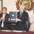 ACTO. La promulgación de la ley de la región metropolitana cochabambina.