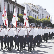 GUARDIA: Fue presentada en el desfile.