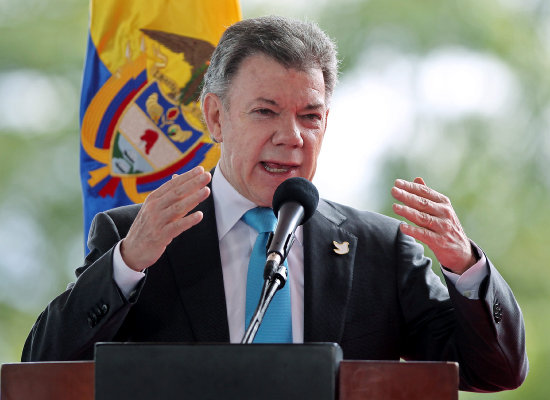 DISCURSO. Juan Manuel Santos anuncia el relanzamiento del Consejo Nacional de Paz.