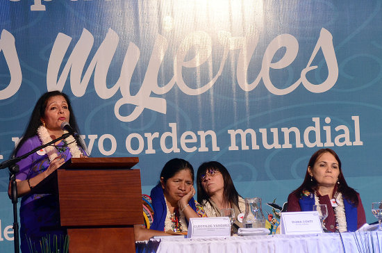 DEBATE. La inauguracin de la cumbre que se realiza en Santa Cruz.