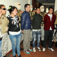 CAPTURADOS. Los supuestos malhechores fueron aprehendidos y sern llevados ante la justicia en la ciudad de Cochabamba.