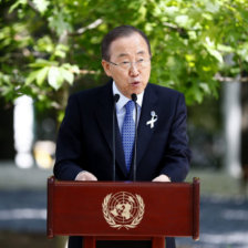 DIPLOMACIA. El secretario general de la ONU, Ban Ki-moon.