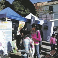 FERIA. En la plazuela San Francisco se ofreci servicios de salud gratuitos al pblico.